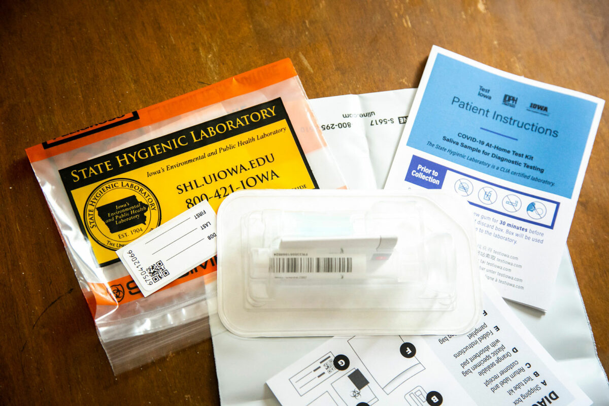 At home rapid test kit